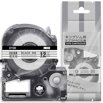 TEPRA MARK ラベルライター 12mm 18mmテープ付き 楽天市場】TZe-131 ブラザー純正 12mm幅 透明 ラミネートテープ